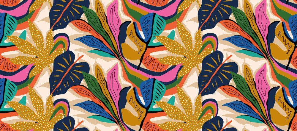 ROSIE - Papier peint fresque fleurs modernes v2