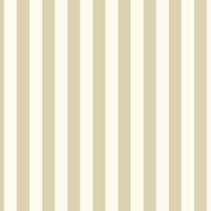 ATHENAÏS - Papier peint rayures larges beige
