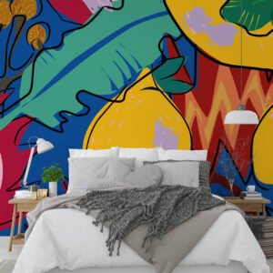 JOEL - Papier peint fruits exotiques chambre