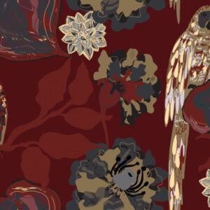 VIVIANE - Tapisserie chinoiserie