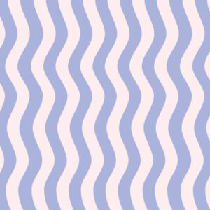 MONICA - Papier peint rayures ondulées rose violet