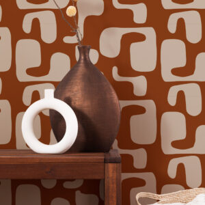 NINA - Papier peint ethnique abstrait chambre