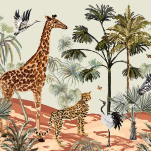 MARCO - Papier peint savane panoramique