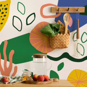 KARL - Papier peint salade de fruits cuisine