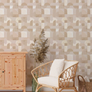 CYPRIEN - Tapisserie géométrique coin détente