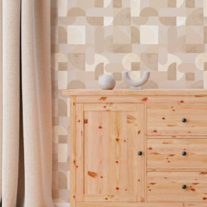 CYPRIEN - Tapisserie géométrique entrée