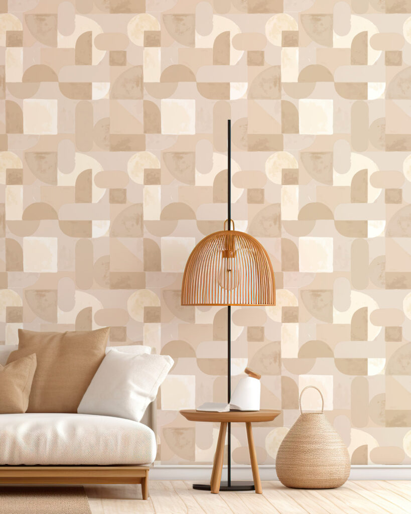 CYPRIEN - Tapisserie géométrique salon