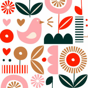 ELLA - Papier peint scandinave enfant