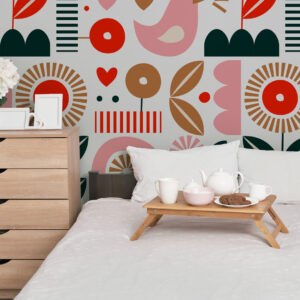 ELLA - Papier peint scandinave enfant chambre ado