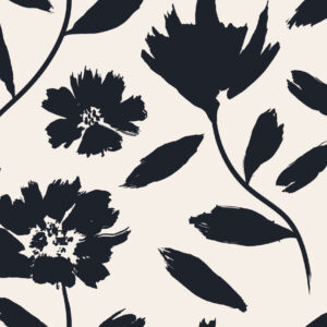 ISAURE - Papier peint empreinte florale