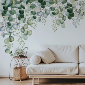 LOLITA - Papier peint eucalyptus salon