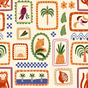 MEI - Papier peint cadre enfant