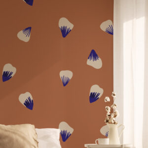 MILENA - Papier peint pluie de pétales chambre