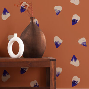 MILENA - Papier peint pluie de pétales entrée