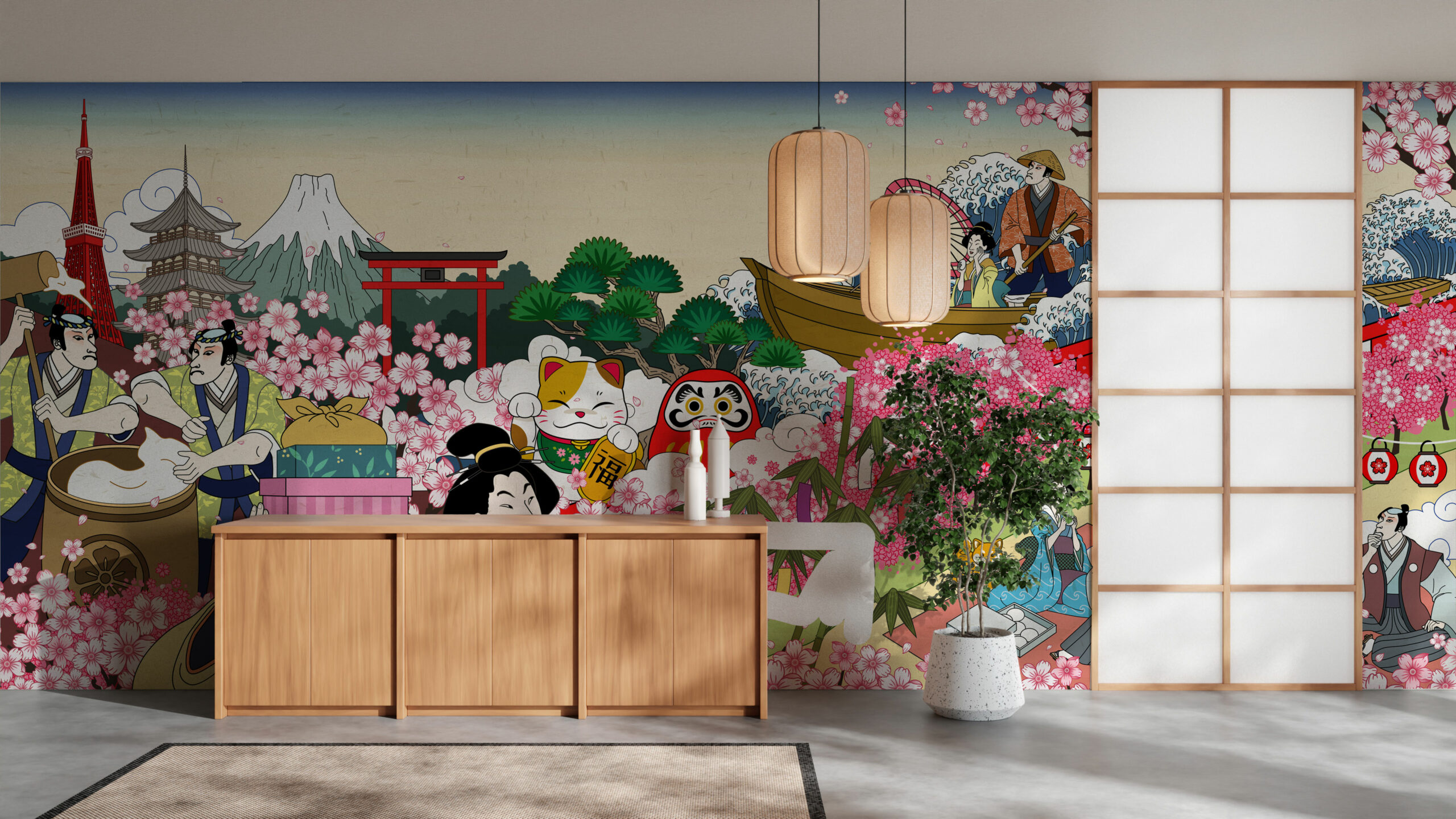 SACHIKO - Oser le papier peint japonais dans votre intérieur