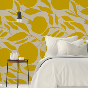 SELMA - Papier peint motif grenade chambre