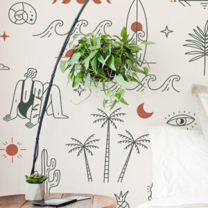 VANESSA - Papier peint surf ado chambre