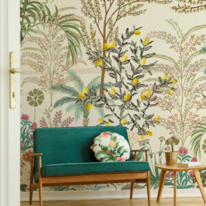 VENUS - Papier peint panoramique jungle féérique salon