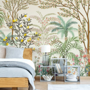 VENUS - Papier peint panoramique jungle féérique chambre