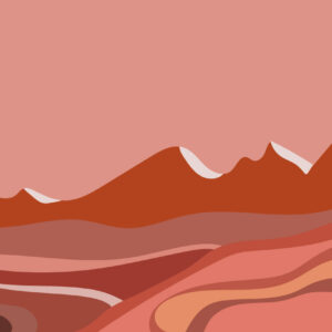 ANELLA - Papier peint Sunset sur les dunes