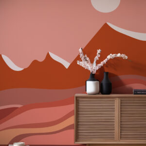 ANELLA - Papier peint Sunset sur les dunes entrée