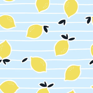 ANTIGONE - Papier peint limonade bleu