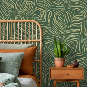 ELISA - Papier peint pèle mêle feuillage chambre