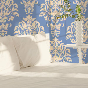 ÉOLE - Papier peint classique vase garni table de nuit