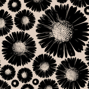 ISABEAU - Papier peint panoramique grosse marguerite