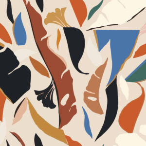 JORDI - Papier peint végétal contemporain