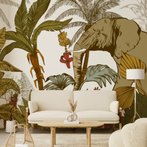 JOSUÉ - Papier peint jungle moderneai salon