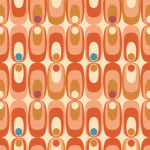 JUSTE - Papier peint vintage pop