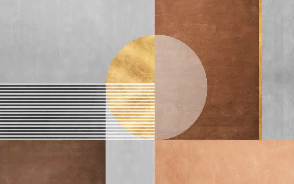 LUDIVINE - Papier peint panoramique art déco moderne