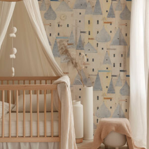 ORSON - Papier peint ville bébé chambre