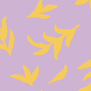 PANELLE - Papier peint brindilles violet