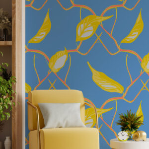 PAOLO - Papier peint limoncello coin détente