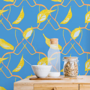 PAOLO - Papier peint limoncello cuisine