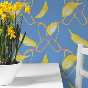 PAOLO - Papier peint limoncello salle à manger