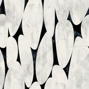 JENNY - Papier peint galet noir et blanc