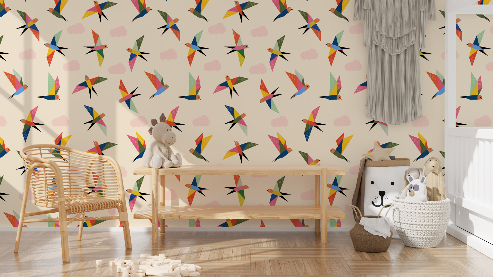 Papier peint tendance enfant 2025