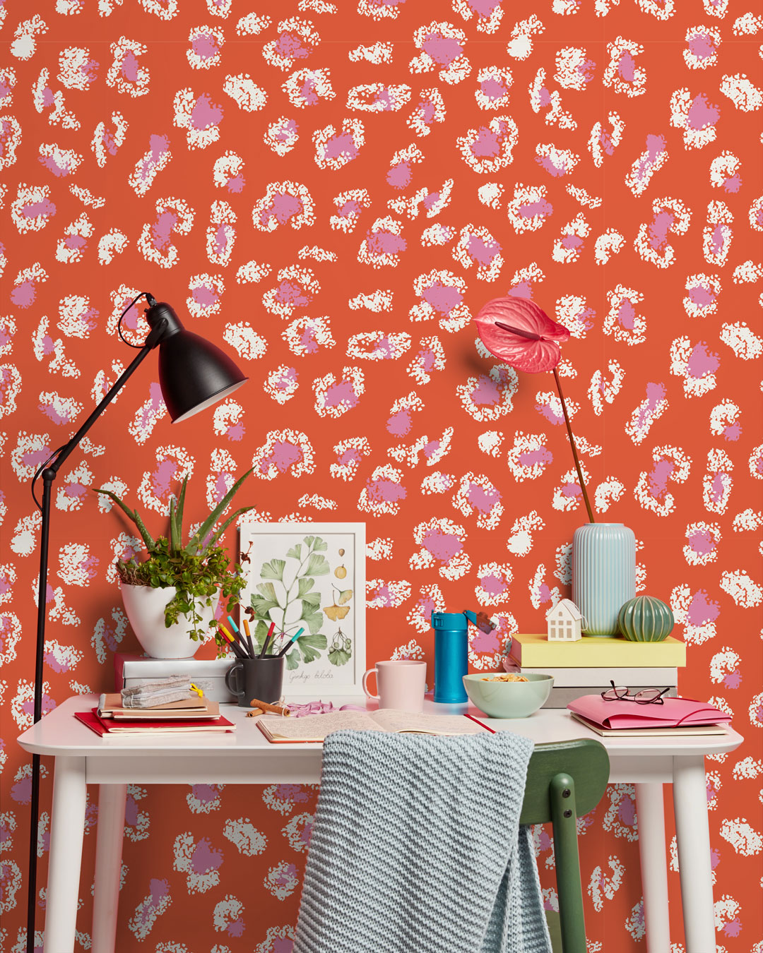 DOLIA -Papier peint léopard moucheté