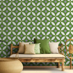 MARLÈNE - Papier peint rosace art déco