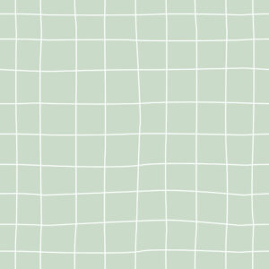 PAVEL - Papier peint uni quadrillé vert