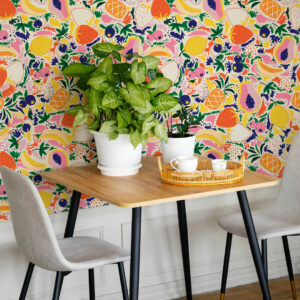 CLEO - Tapisserie salade de fruit café