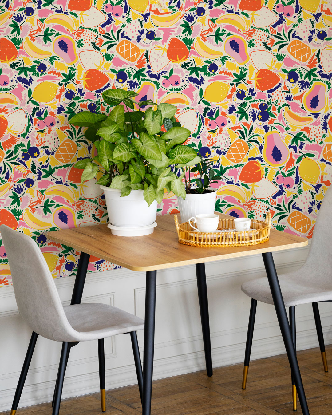 CLEO - Tapisserie salade de fruit café