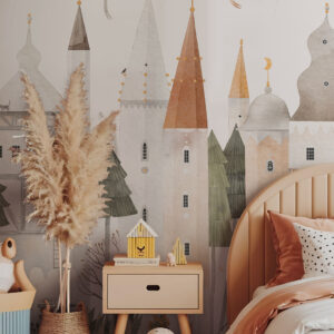 IOANNA - Papier peint conte de fée chambre fille