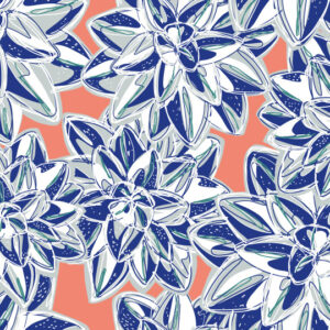 GILIANE - Papier peint fleurs de cristal