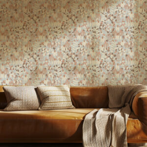 VIRGIL- Papier peint marguerite pastel salon