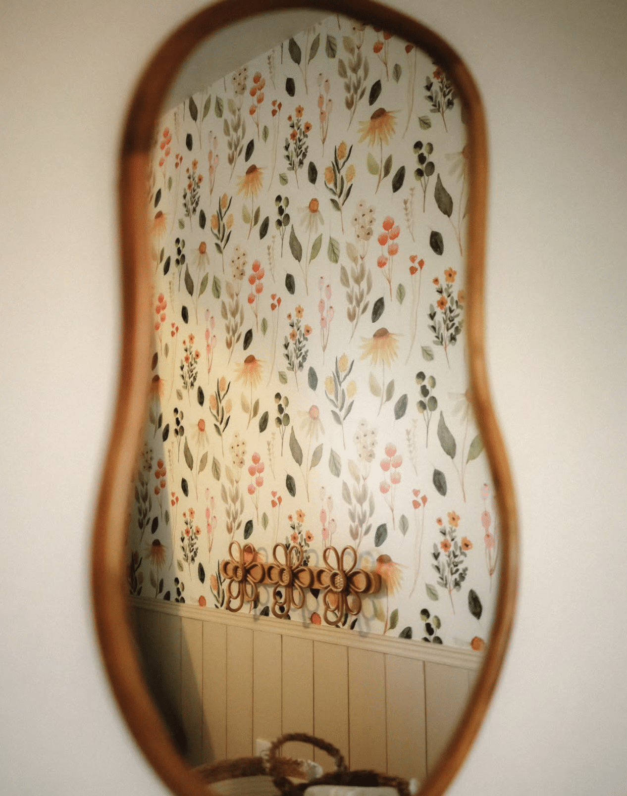 LISE - Papier peint fleuri chambre d'enfant