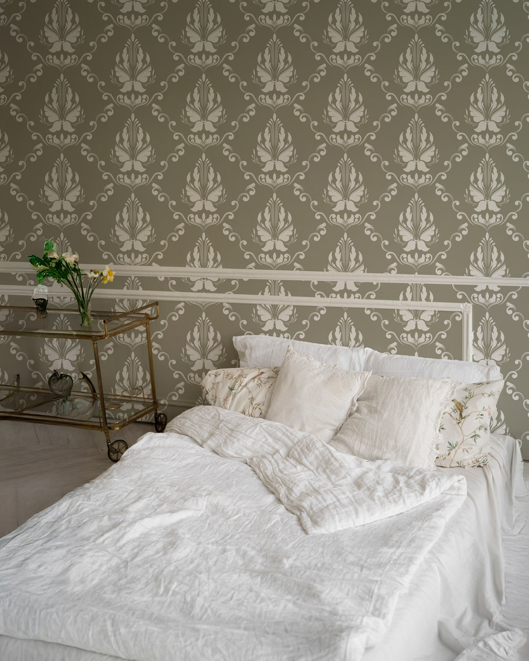 BENEDICT - Papier peint baroque élégant chambre